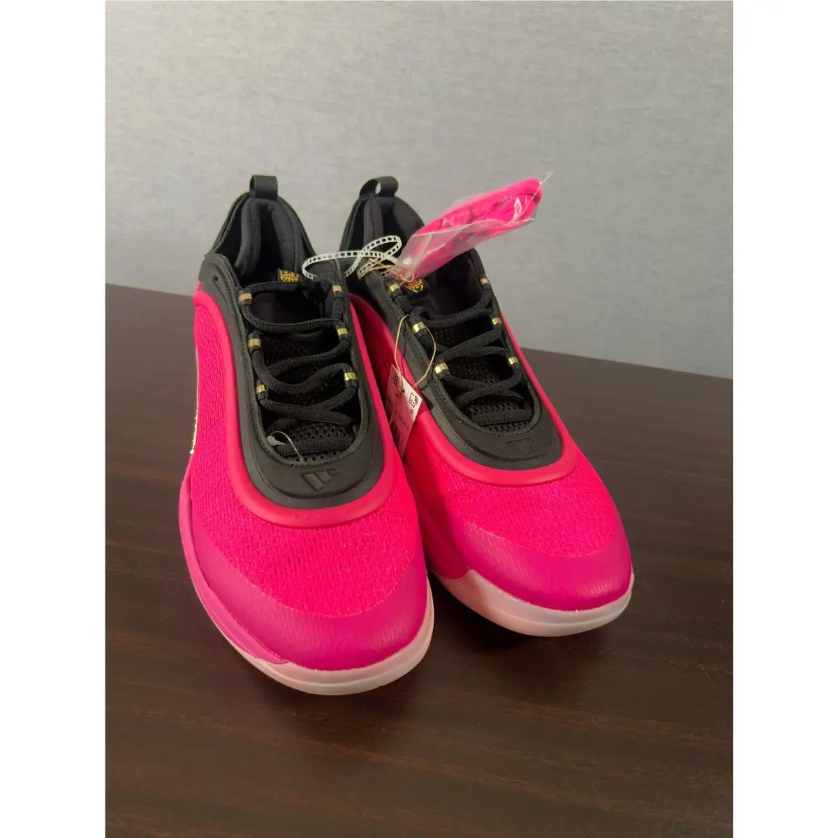 Adidas SM Don Issue 6 Mens Size 15 Basketball Shoes Pink Gold Black JQ7650