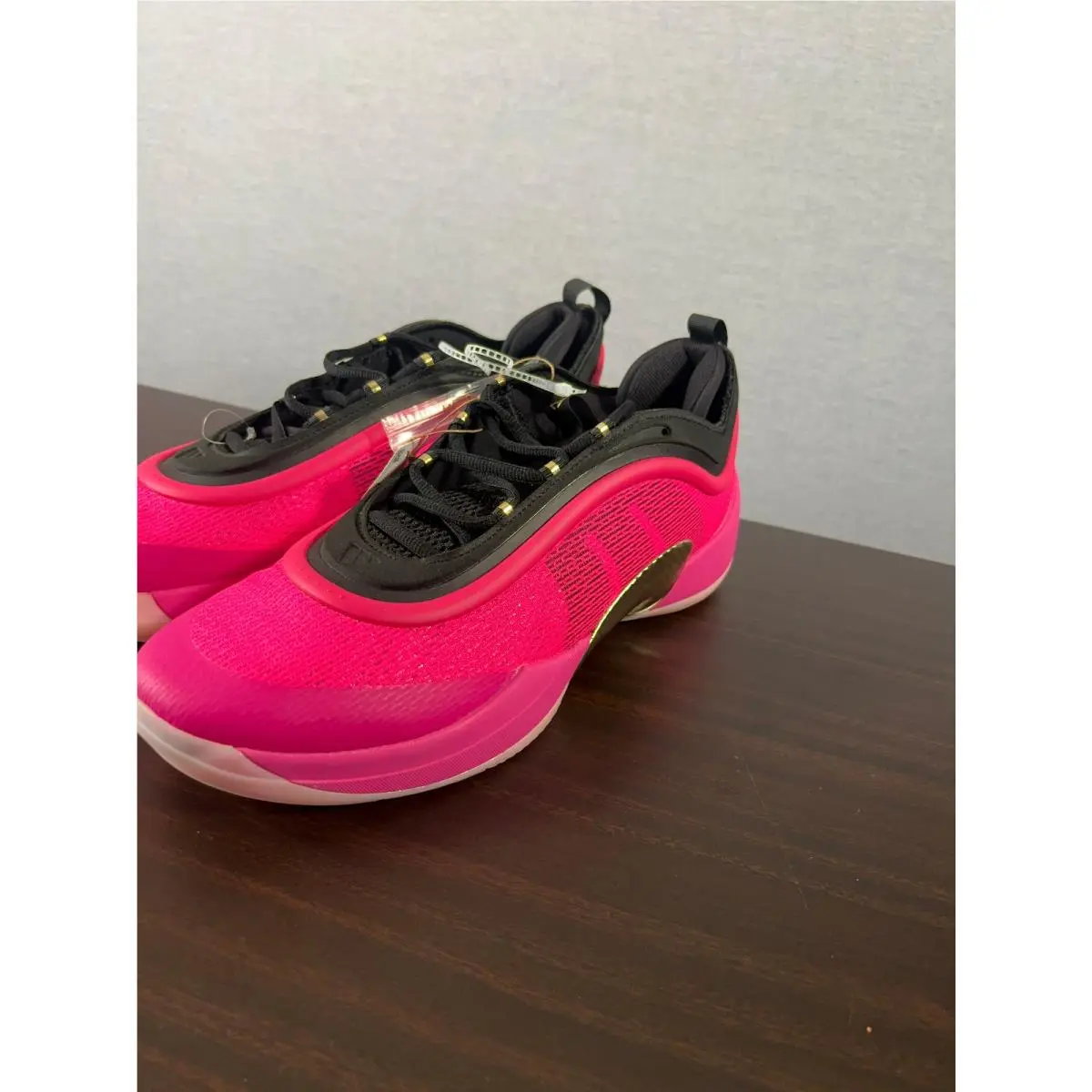 Adidas shoes - adidas D.O.N. Issue #6 - Issue - JQ7650 - Pink Black Gold, Manufacturer: Purple Burst/Core Black/Lucid Lemon 0