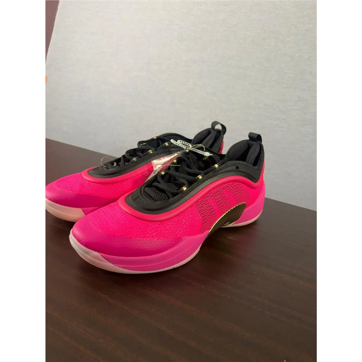 Adidas shoes - adidas D.O.N. Issue #6 - Issue - JQ7650 - Pink Black Gold, Manufacturer: Purple Burst/Core Black/Lucid Lemon 1