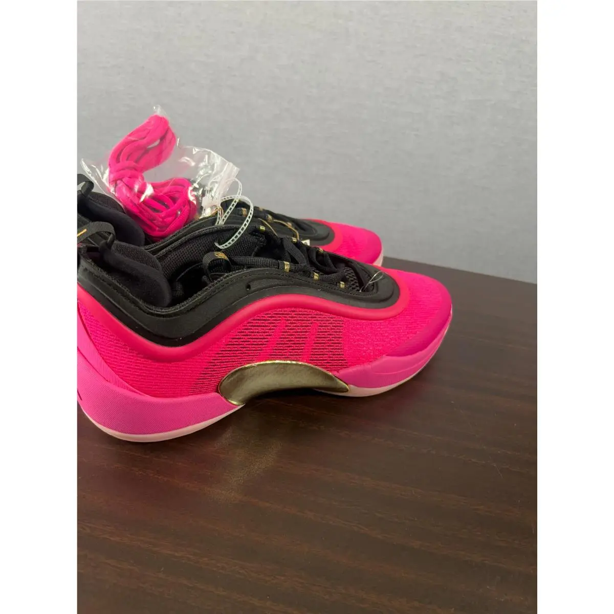 Adidas shoes - adidas D.O.N. Issue #6 - Issue - JQ7650 - Pink Black Gold, Manufacturer: Purple Burst/Core Black/Lucid Lemon 6