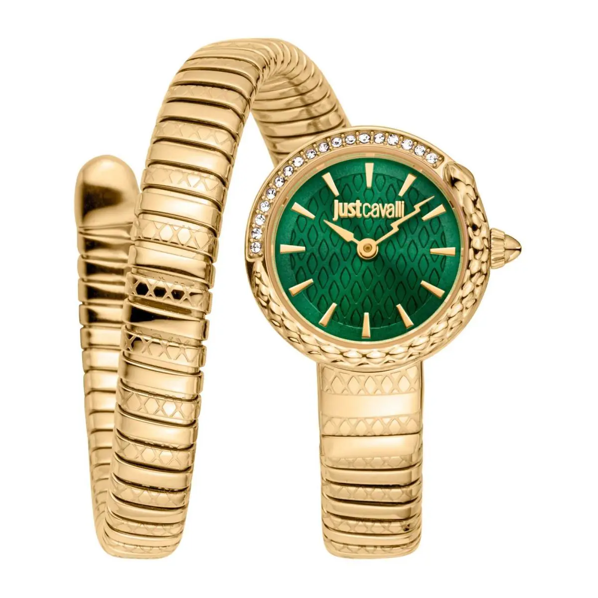 Just Cavalli Women`s Cerchio Snake 23mm Quartz Watch JC1L301M0035 - Quartz