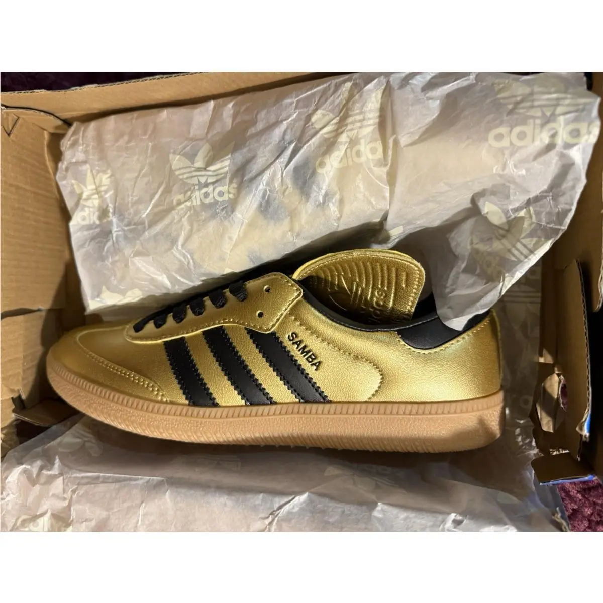 Adidas shoes - adidas Samba - Samba - JH5708 - Gold 4
