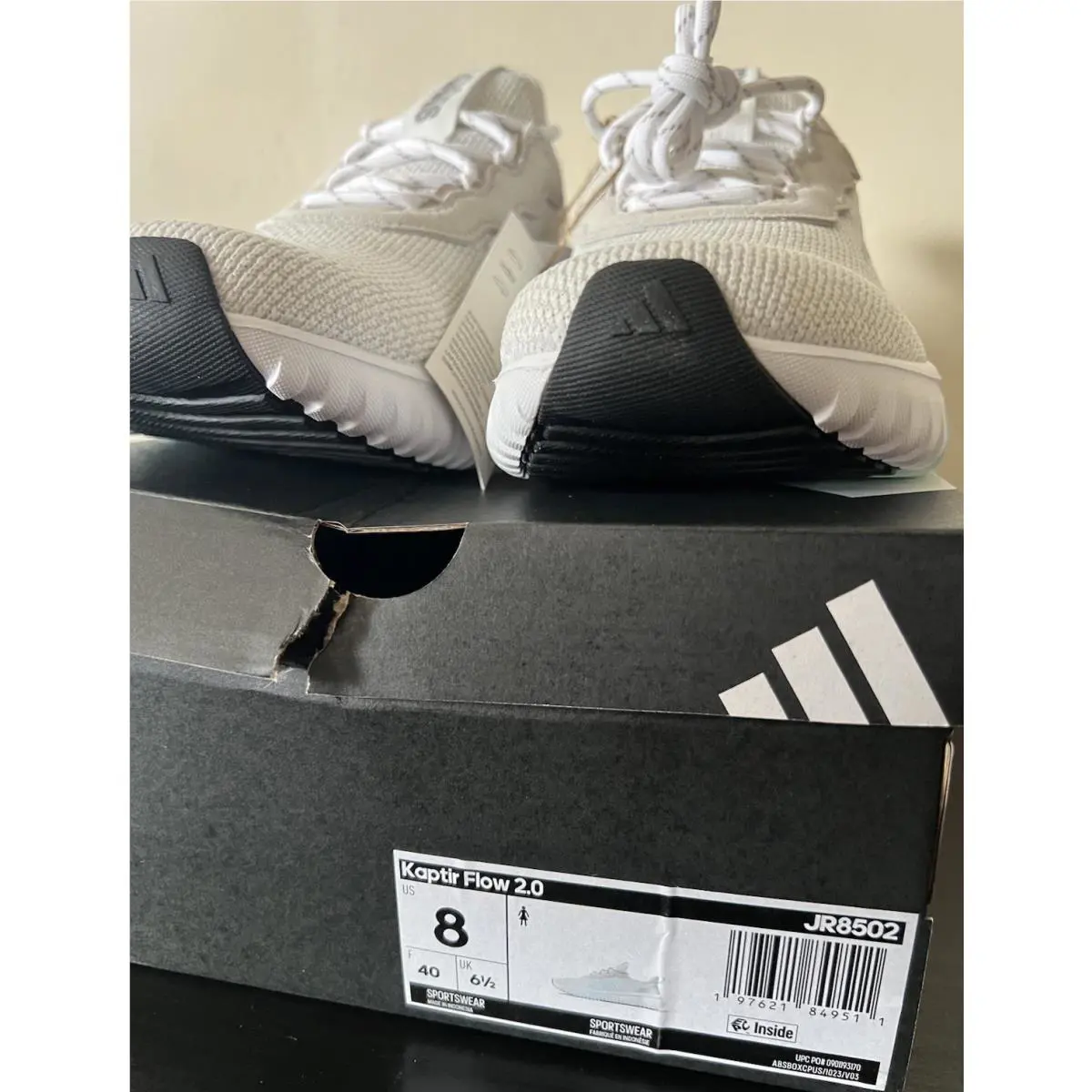 Adidas shoes - adidas Kaptir - Kaptir - JR8502 - Cloud White/Semi Flash Aqua/Silver 9