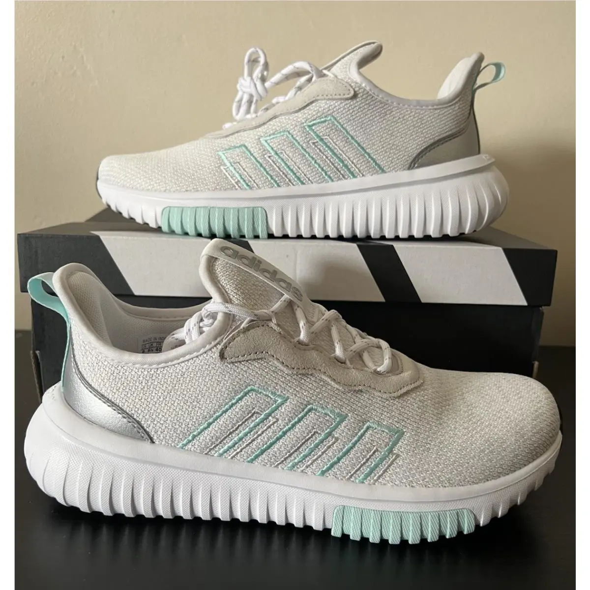 Adidas shoes - adidas Kaptir - Kaptir - JR8502 - Cloud White/Semi Flash Aqua/Silver 1