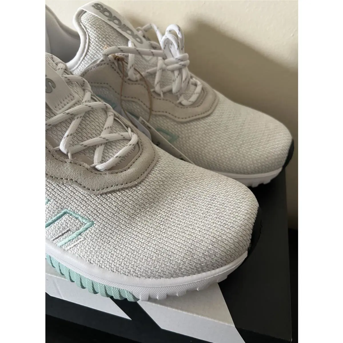 Adidas shoes - adidas Kaptir - Kaptir - JR8502 - Cloud White/Semi Flash Aqua/Silver 2