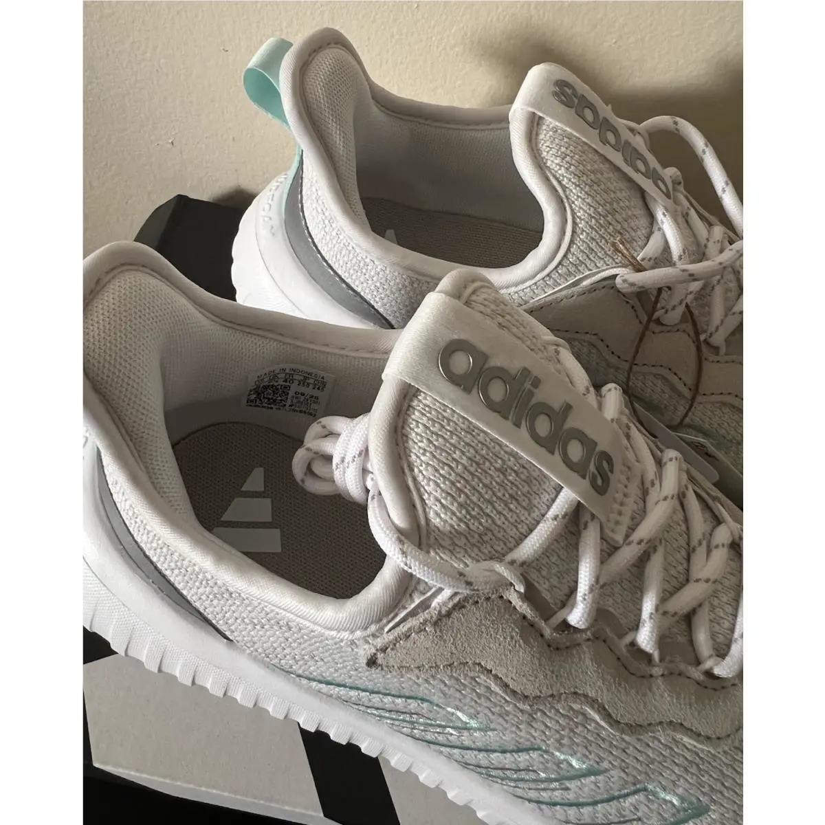 Adidas shoes - adidas Kaptir - Kaptir - JR8502 - Cloud White/Semi Flash Aqua/Silver 3
