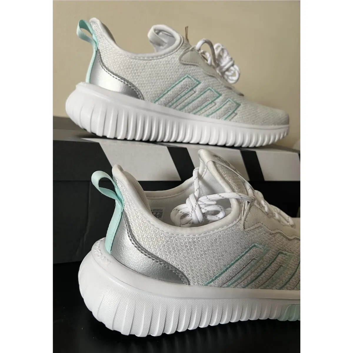 Adidas shoes - adidas Kaptir - Kaptir - JR8502 - Cloud White/Semi Flash Aqua/Silver 4