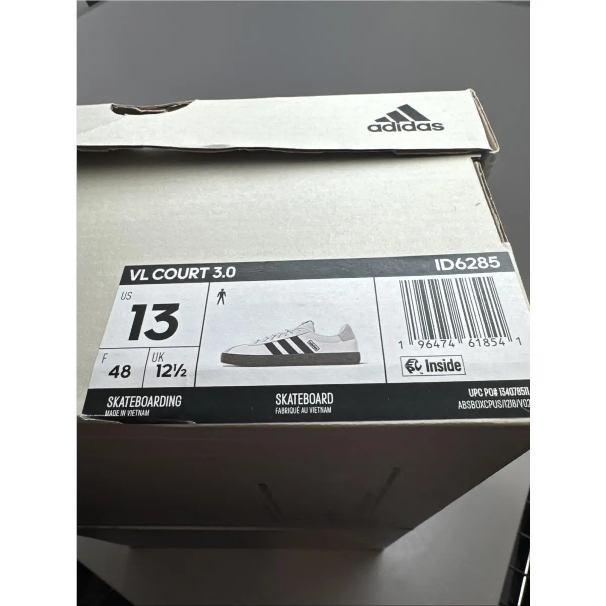 Adidas shoes - VL Court 3.0 - Court - White (UPC: 0196474618541) 4