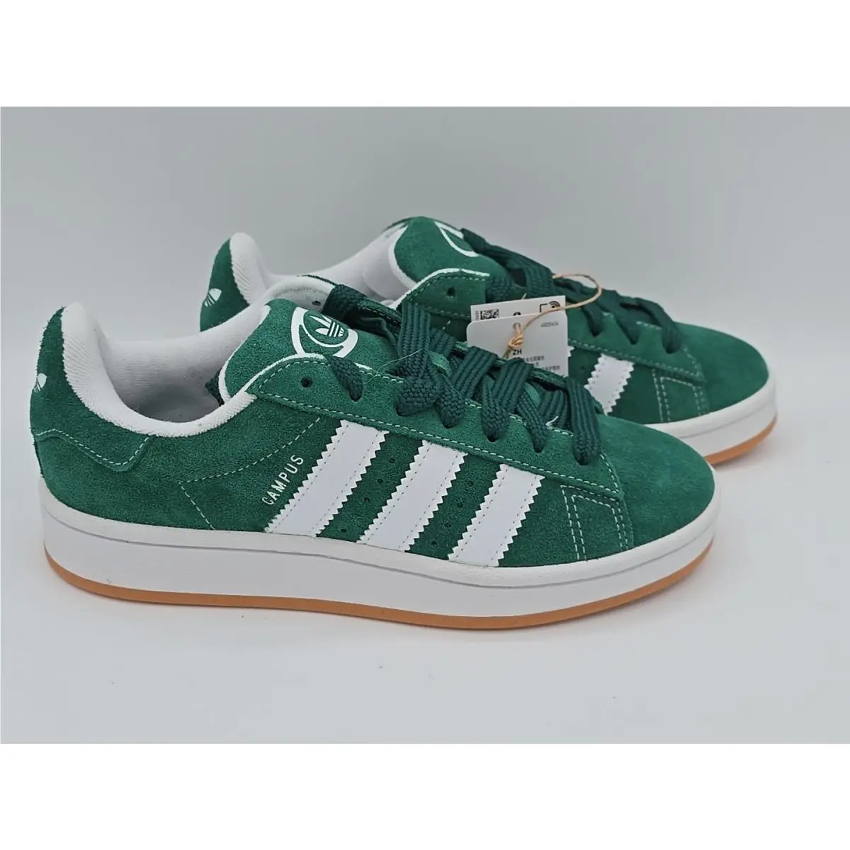 Adidas Campus 00s J Dark Green White Size 5 Youth IH7492