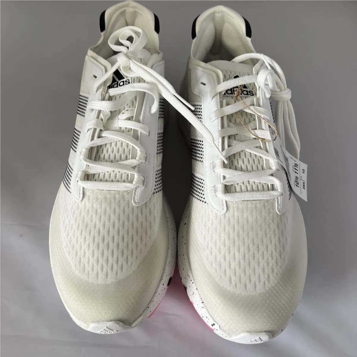 Adidas Avryn White Wonder Pink Athletic Sneaker Athleisure Shoe Size 10.5