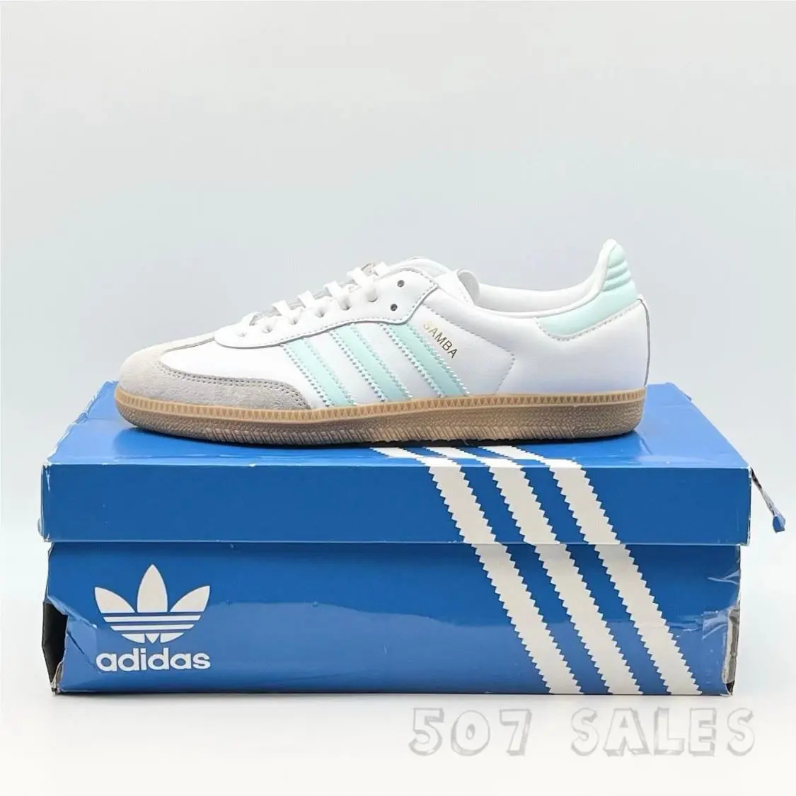 Adidas shoes - adidas Samba OG J - Samba - White (UPC: 197615824777) 7
