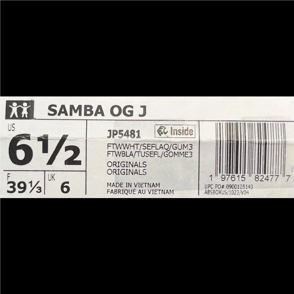 Adidas shoes - adidas Samba OG J - Samba - White (UPC: 197615824777) 8