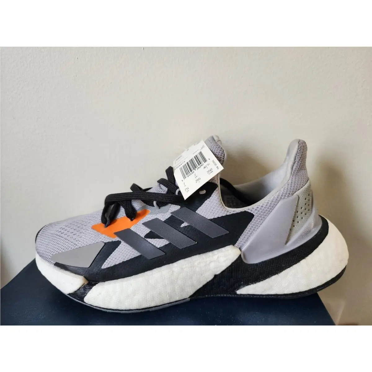 Size 7.5 - Adidas X9000L4 Grey Night Metallic Sneakers