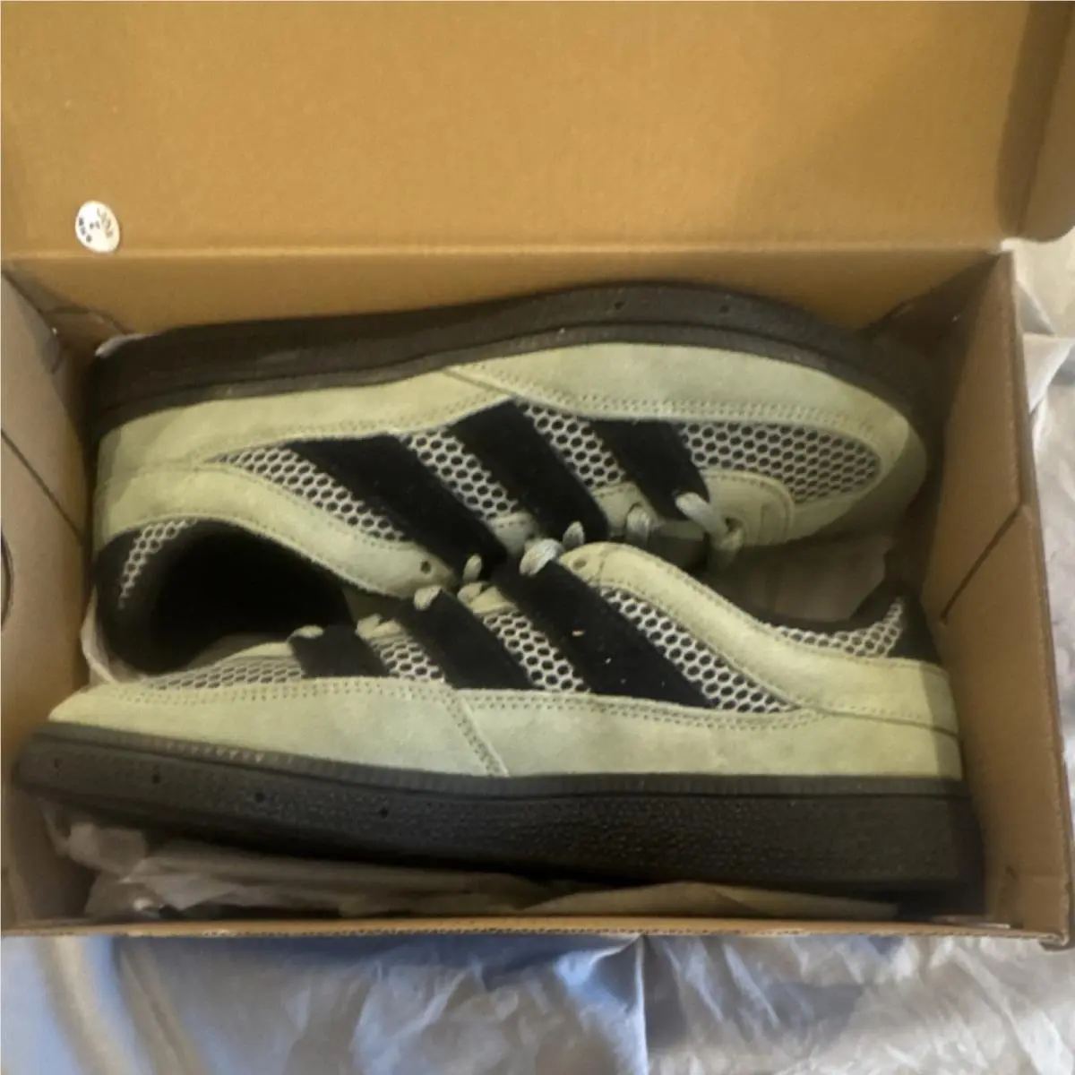 Adidas Handball Spezial Green/black Men`s Sneakers Suede/mesh JS2775