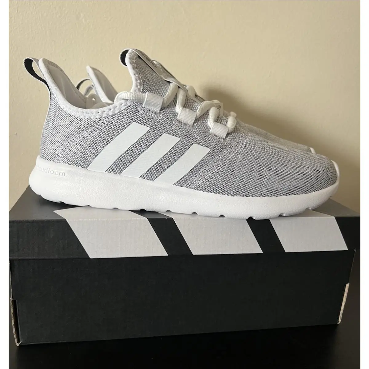 Adidas shoes - adidas Cloudfoam Pure 2.0 - Cloudfoam Pure - HO4756 - Heather Grey/White 0