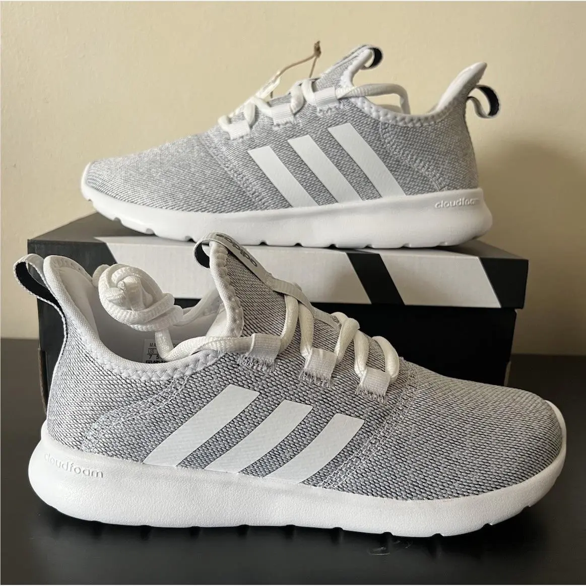Adidas shoes - adidas Cloudfoam Pure 2.0 - Cloudfoam Pure - HO4756 - Heather Grey/White 1
