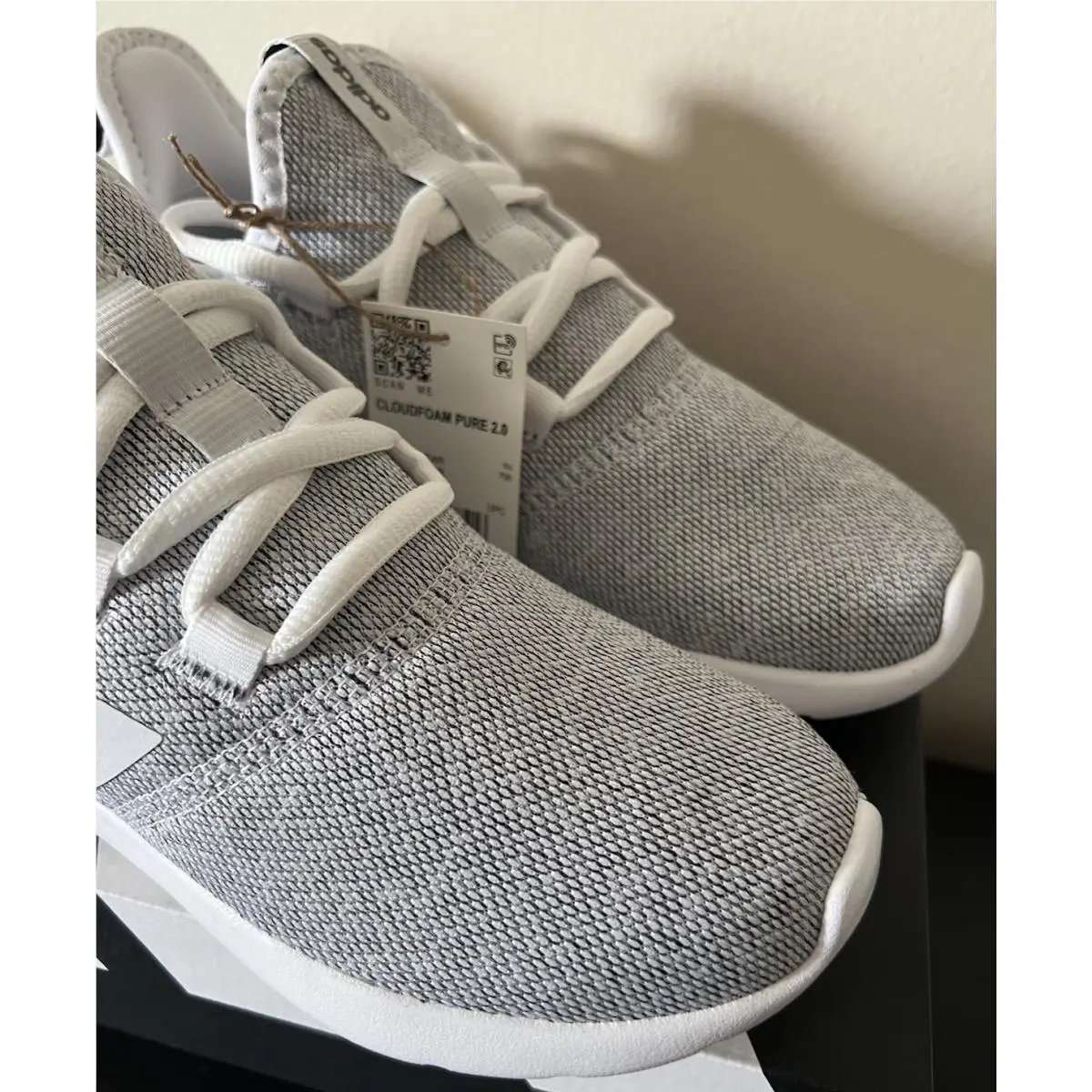 Adidas shoes - adidas Cloudfoam Pure 2.0 - Cloudfoam Pure - HO4756 - Heather Grey/White 2