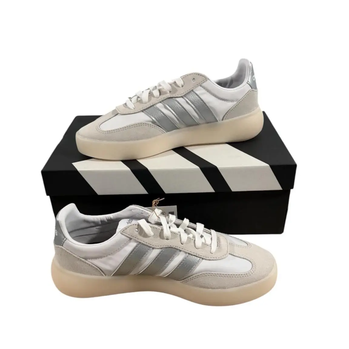 Adidas shoes - White +Silver (UPC: 197615165078) 7