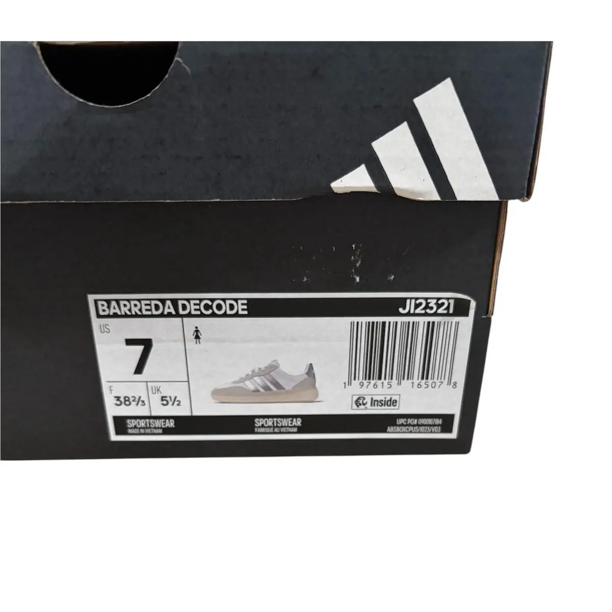 Adidas shoes - White +Silver (UPC: 197615165078) 8