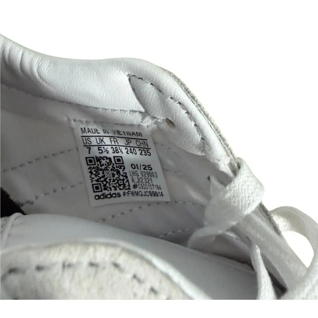 Adidas shoes - White +Silver (UPC: 197615165078) 6