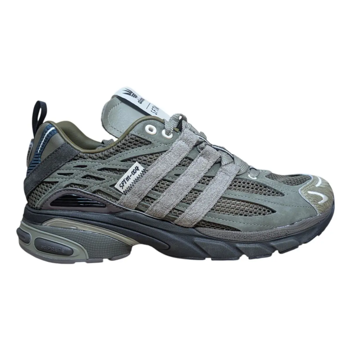 Adidas x Sftm Men`s Adistar Cushion Shoes - Shadow Green - US Size 9 - JR8045 - Green