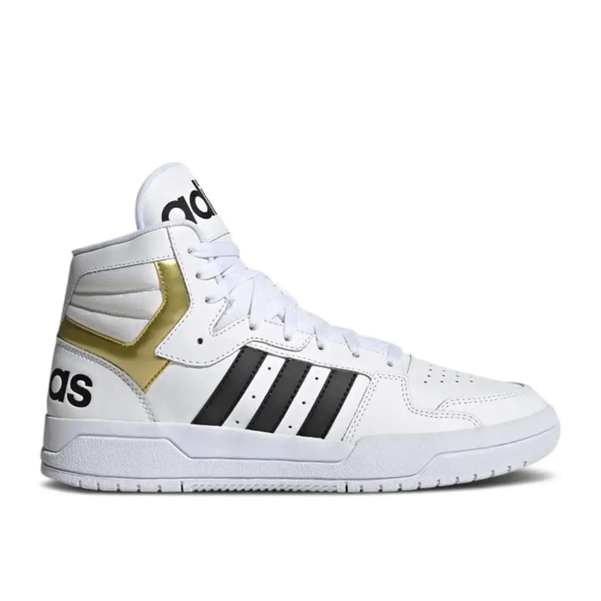Adidas Neo Entrap Mid `white Gold Metallic` Cloud - Size 7 1/2