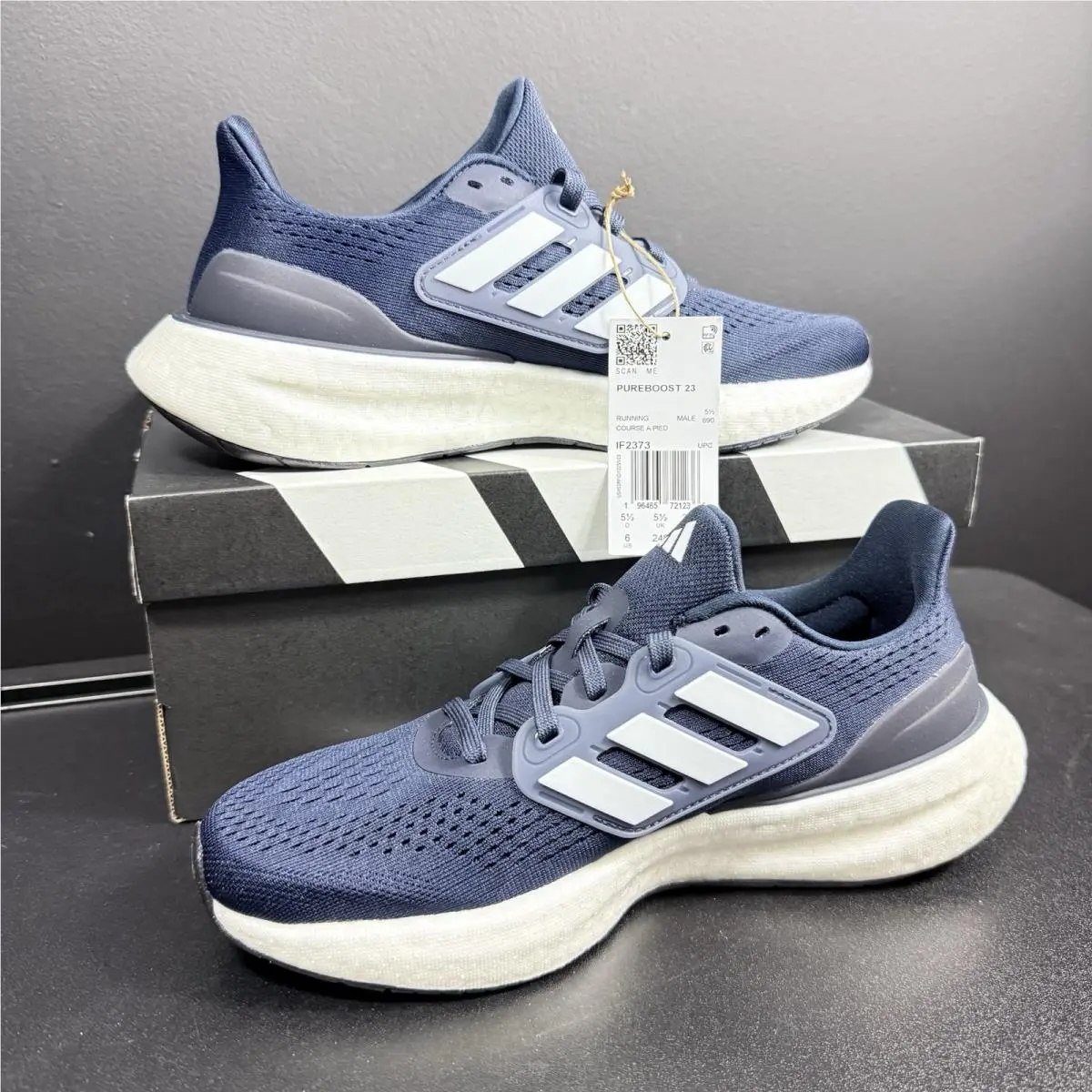 Adidas shoes - adidas PureBoost 23 - PureBoost - IF2373 - Blue 2