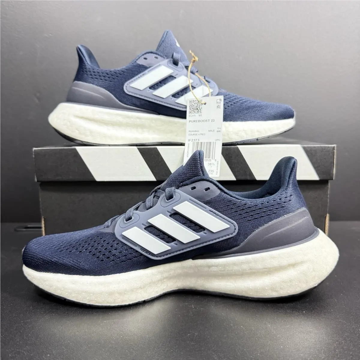 Adidas shoes - adidas PureBoost 23 - PureBoost - IF2373 - Blue 3