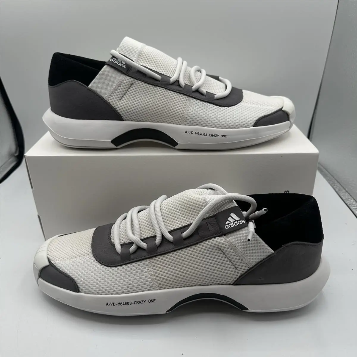 Adidas Consortium Crazy 1 A D Parallel Dimension Shoes Mens 12 White/core Red