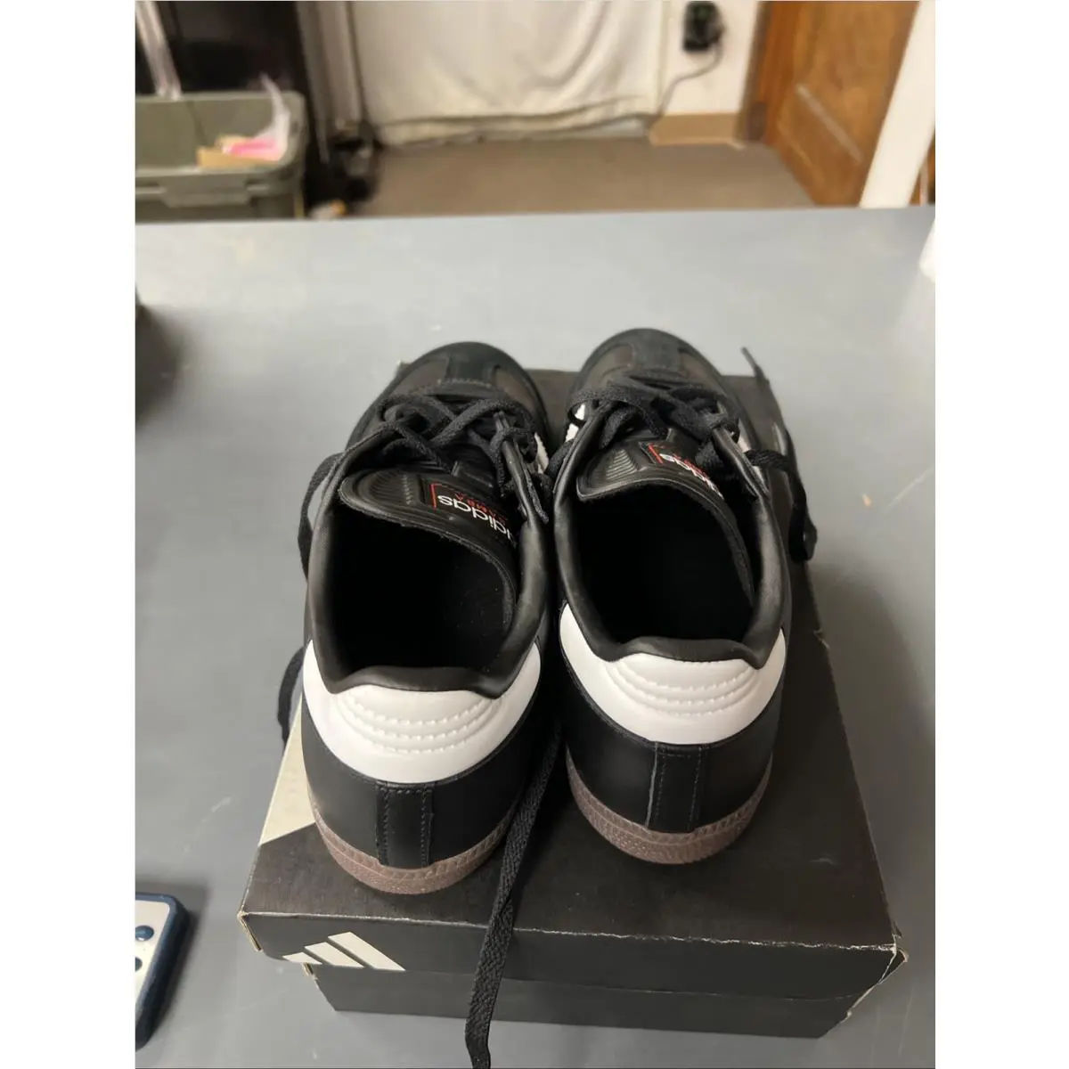 Adidas shoes - adidas Indoor Soccer - Indoor Soccer - IH6000 - Black White Gum 8