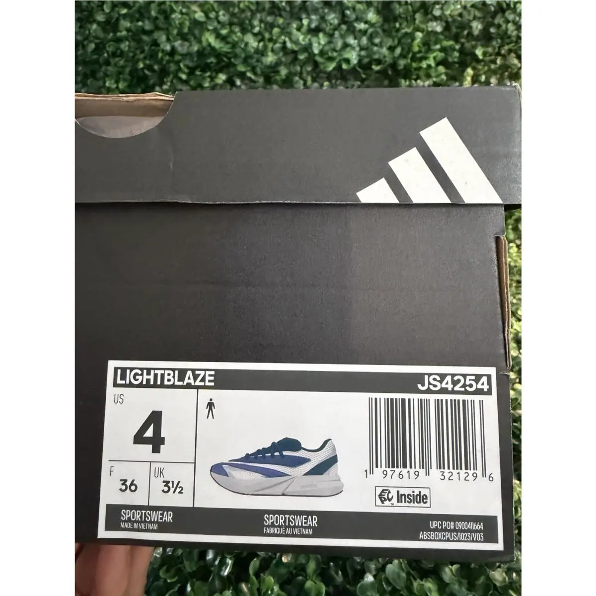Adidas shoes - adidas Lightblaze - Lightblaze - JS4254 - White/Dark Blue/Grey 9