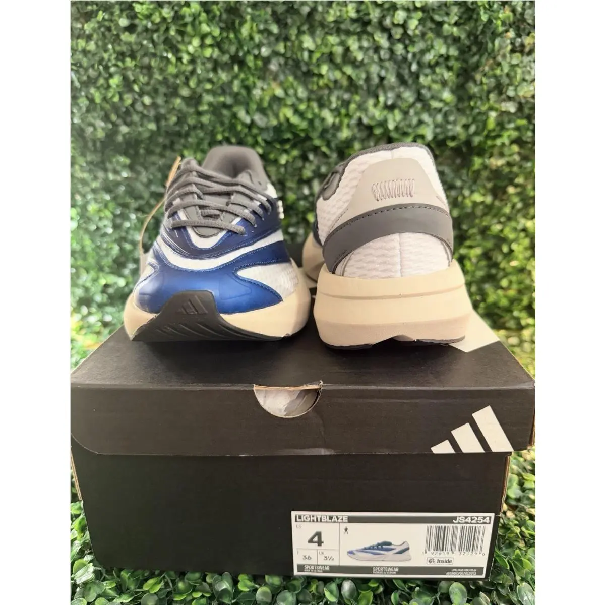 Adidas shoes - adidas Lightblaze - Lightblaze - JS4254 - White/Dark Blue/Grey 1