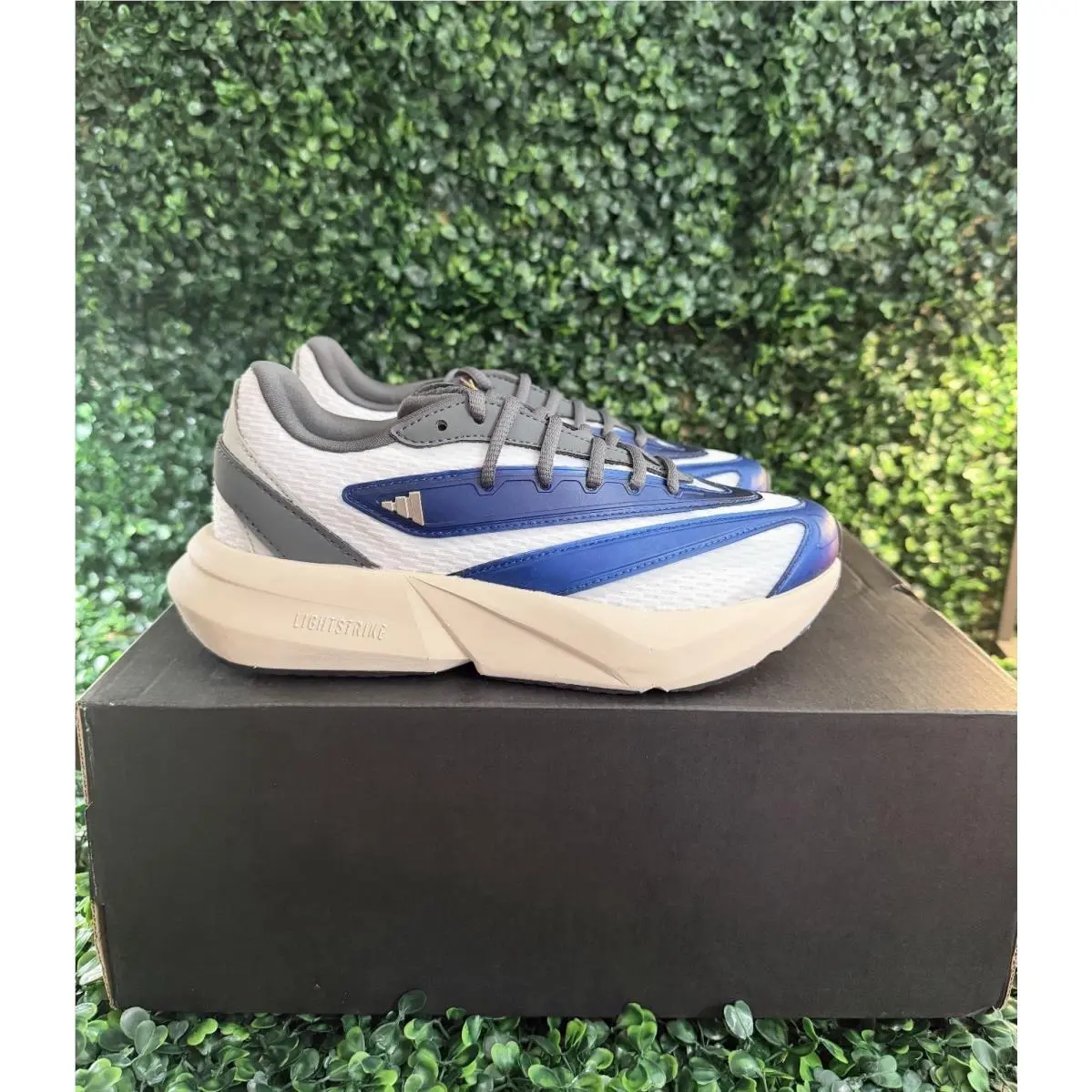 Adidas shoes - adidas Lightblaze - Lightblaze - JS4254 - White/Dark Blue/Grey 4