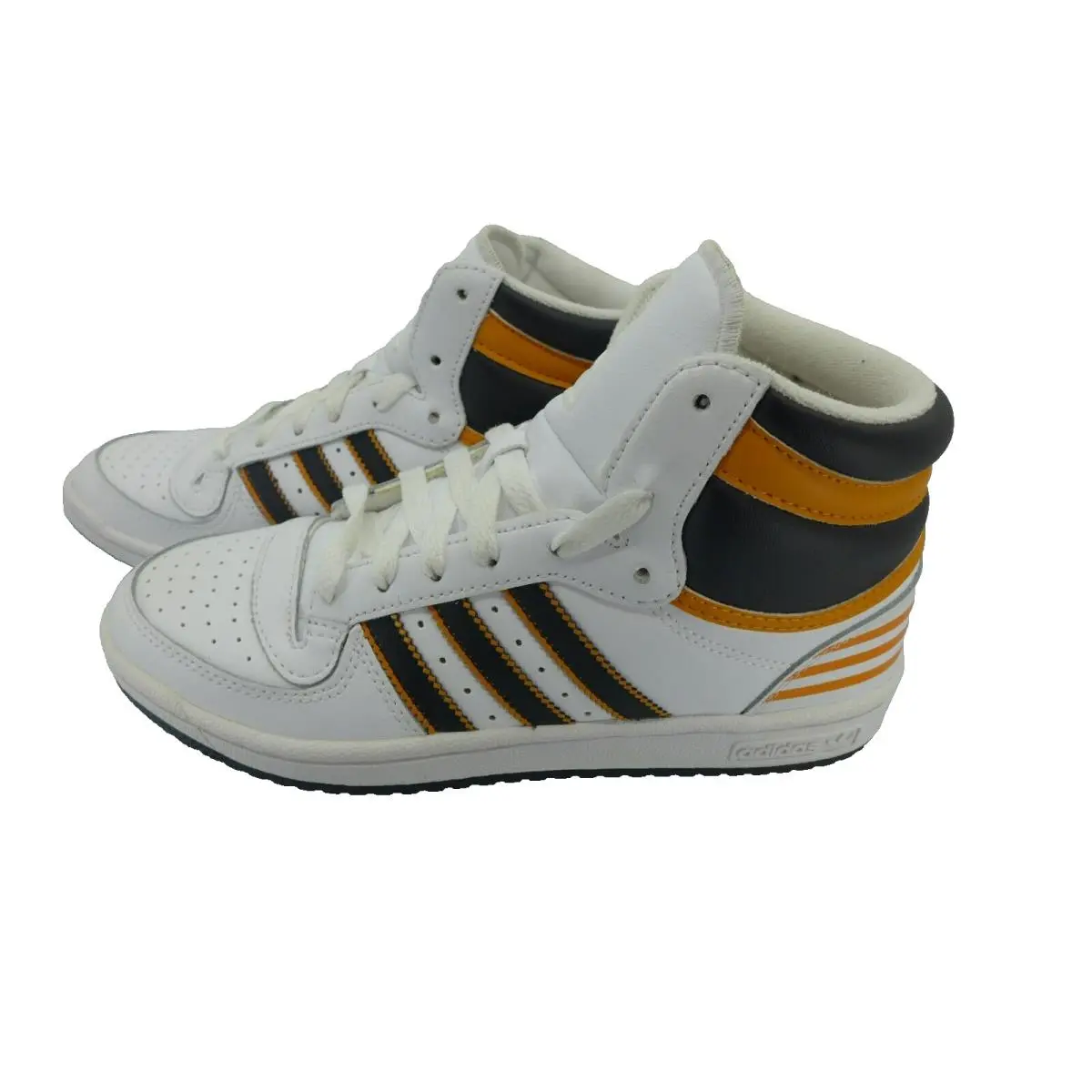 Adidas Top Ten RB Womens White Black Orange Athletic Shoes Size 6.5