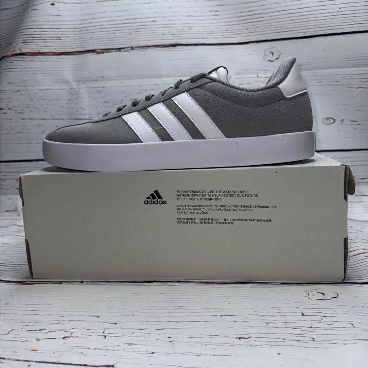 Adidas shoes - adidas Vl Court - Court - Grey/White 2