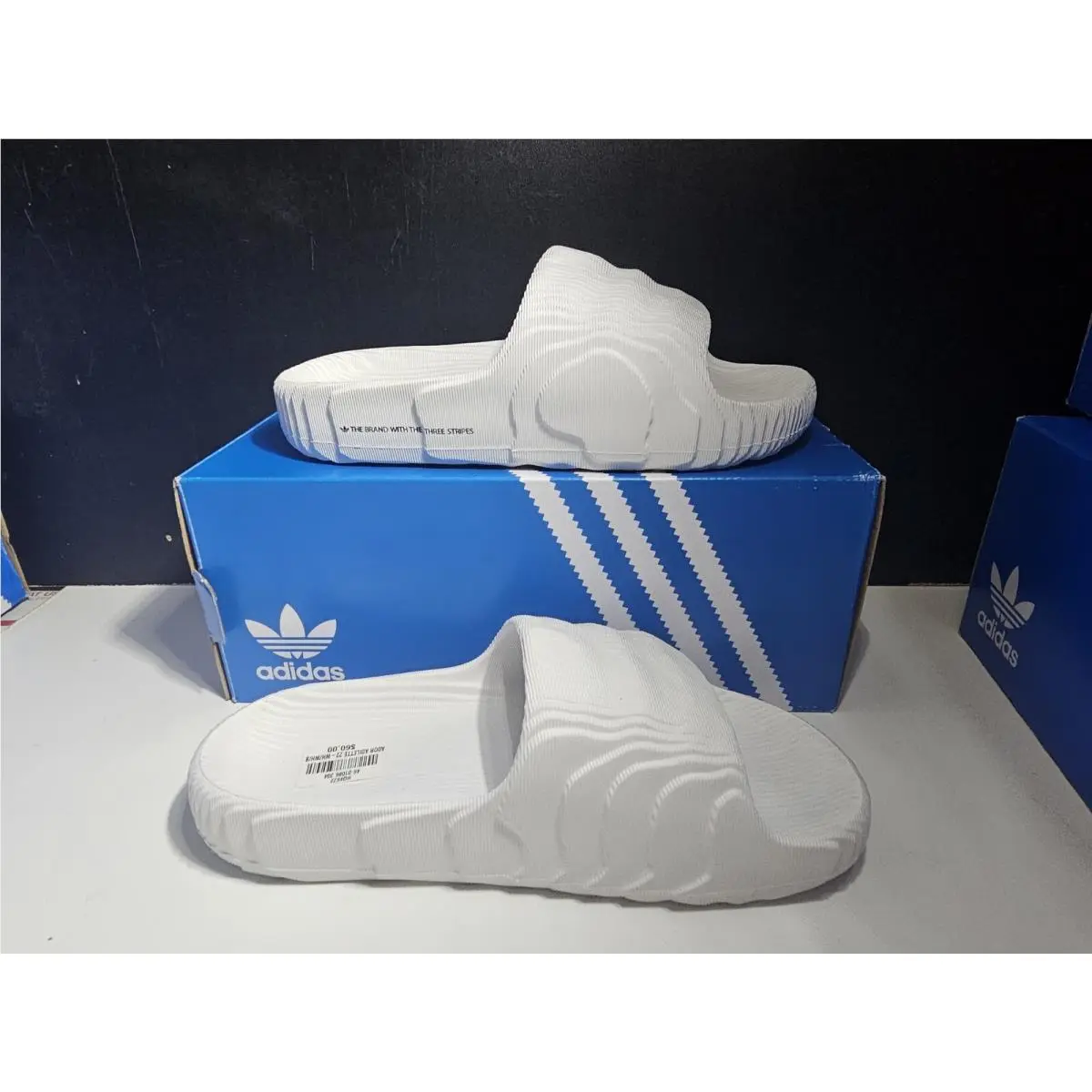 Adidas shoes - adidas adilette - adilette - HQ4672 - White 0