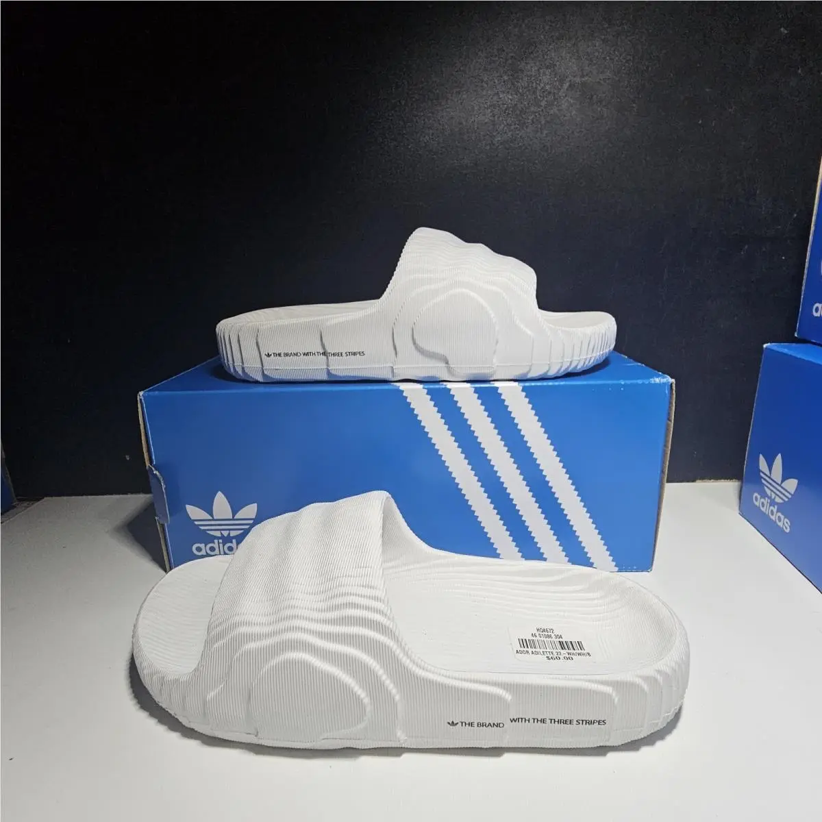 Adidas shoes - adidas adilette - adilette - HQ4672 - White 1