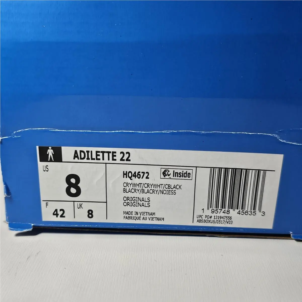 Adidas shoes - adidas adilette - adilette - HQ4672 - White 7