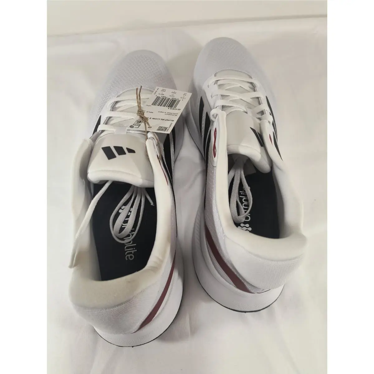 Adidas shoes - adidas Running - Running - IE0551 Sz12 - Cloud White / Core Black / Better Scarlet 4