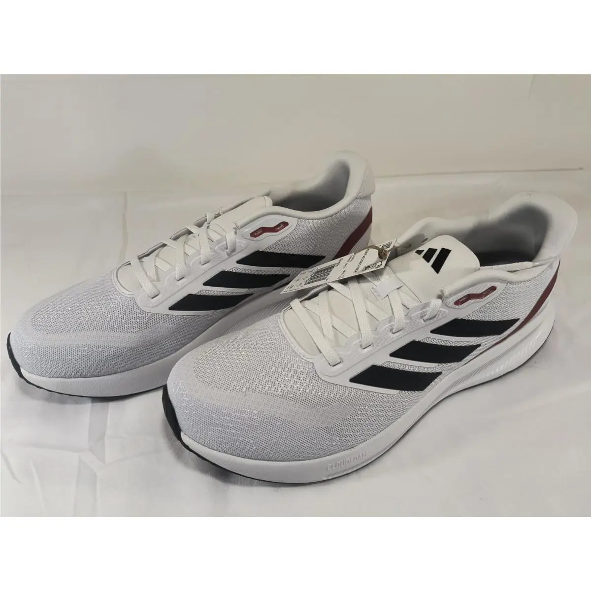 Adidas shoes - adidas Running - Running - IE0551 Sz12 - Cloud White / Core Black / Better Scarlet 5
