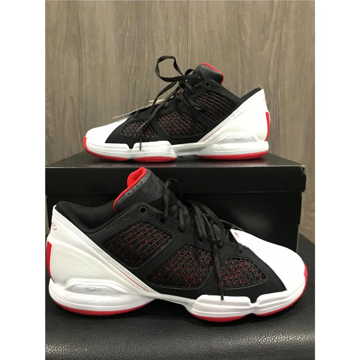 Adidas Adizero Rose 1.5 Restomod Low Basketball Shoes Men`s Size 13.5 Core Black
