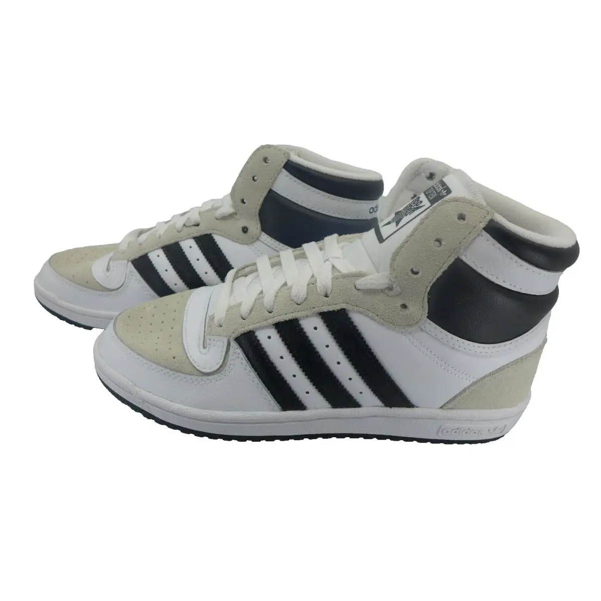 Adidas Top Ten RB Mens White Crystal Black Athletic Shoes Size 7.5