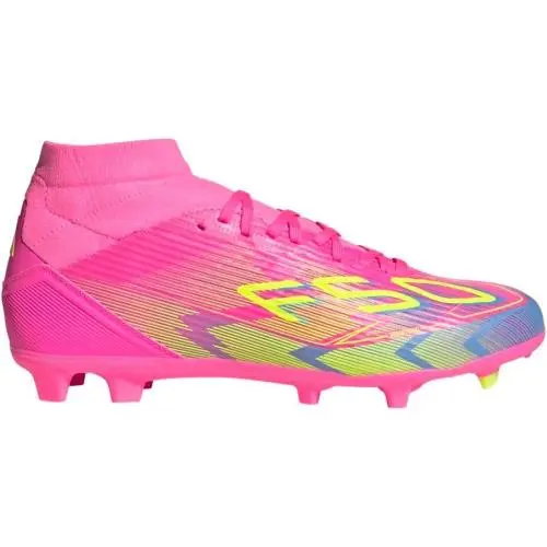 Adidas shoes - adidas F50 League Firm GroundMulti Ground Mid Soccer Cleats - IE1460 - Pink (UPC: 197615047770) 0