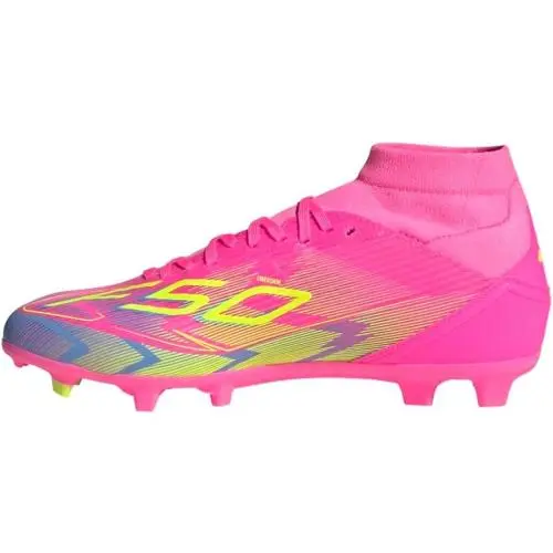 Adidas shoes - adidas F50 League Firm GroundMulti Ground Mid Soccer Cleats - IE1460 - Pink (UPC: 197615047770) 1
