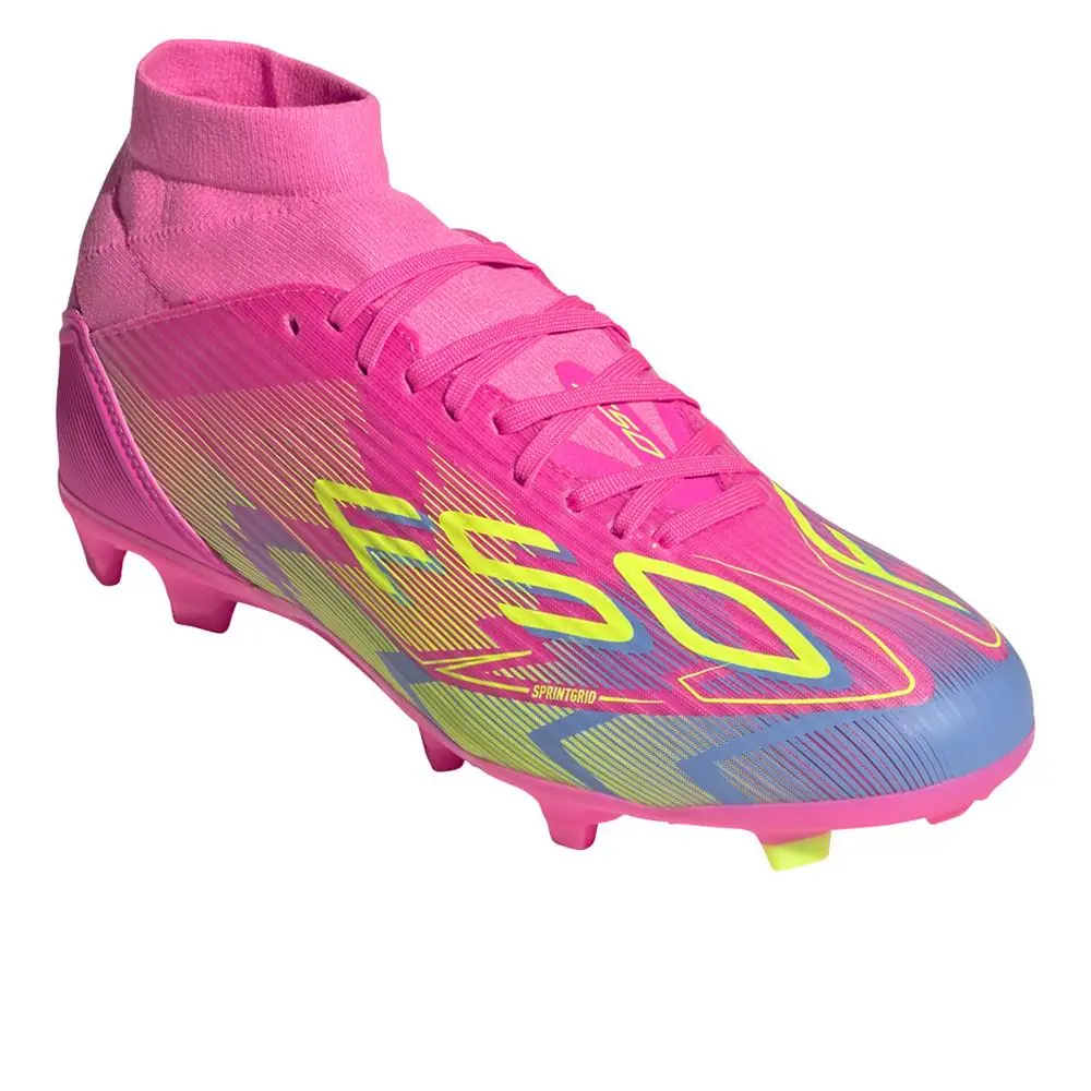Adidas shoes - adidas F50 League Firm GroundMulti Ground Mid Soccer Cleats - IE1460 - Pink (UPC: 197615047848) 0