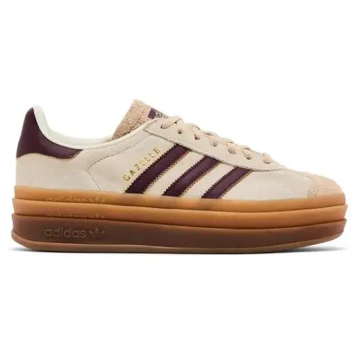 Adidas Wmns Gazelle Cream White Maroon JQ5127 Women`s 9 - White