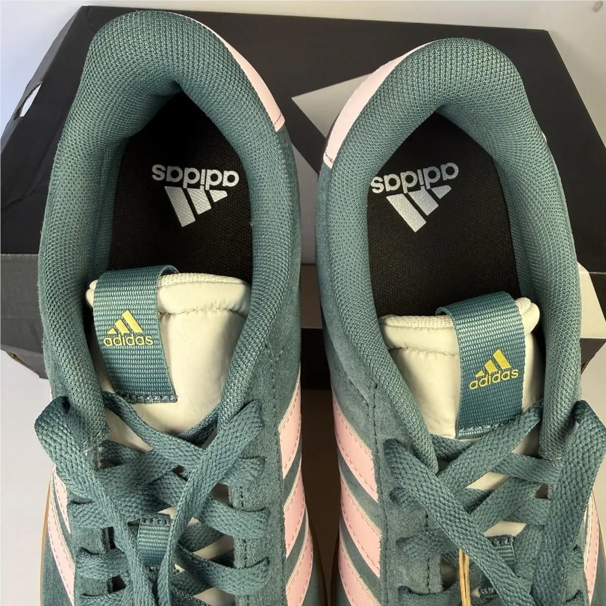 Adidas shoes - VL Court 3.0 - Court - JR0955 - Green Pink Gum 5