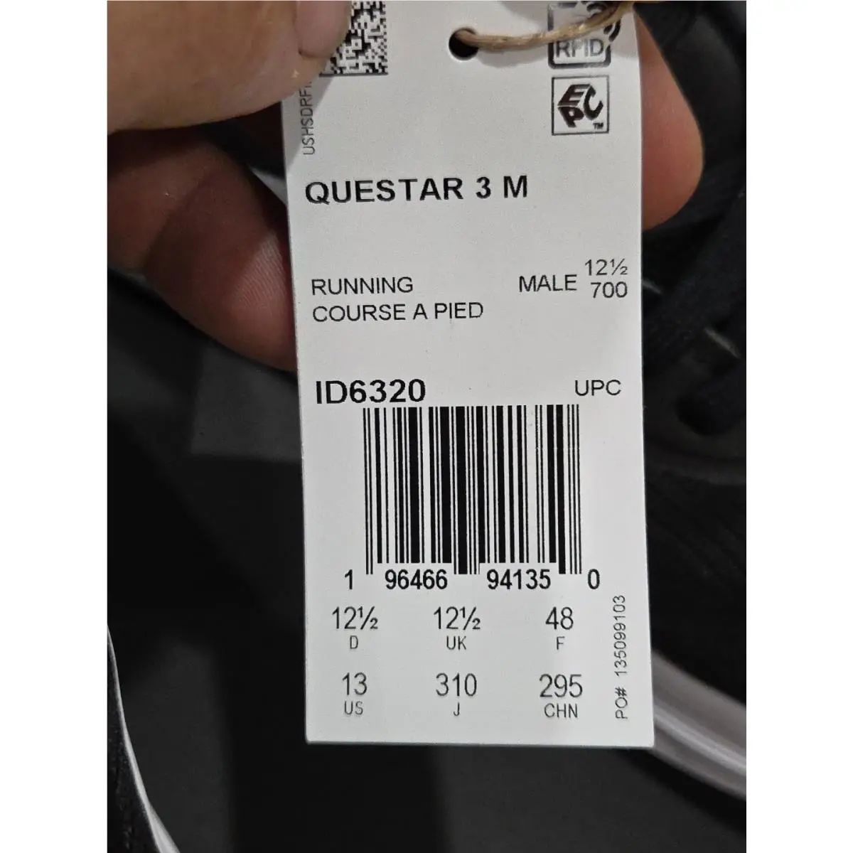 Adidas shoes - Questar 3 M - Questar - Id6320 - Black 6
