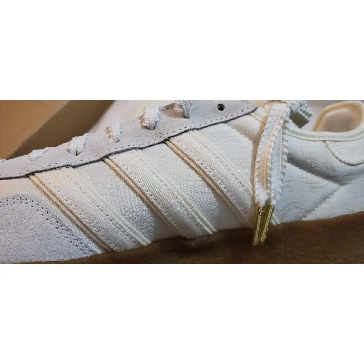 Adidas shoes - adidas Gazelle - Gazelle - JR5410 - Cream White / Core White / Gold Metallic, Manufacturer: Cream White/Core White/Gold Metallic (UPC: 197613373628) 7