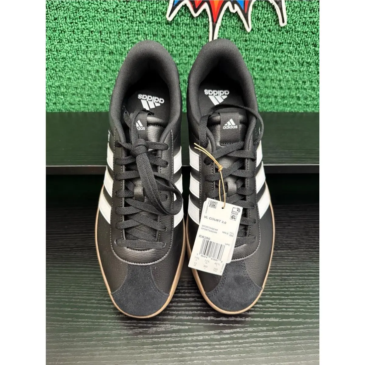 Adidas shoes - VL Court 3.0 - Court - ID6286 - Black 2